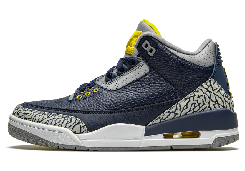 Jordan 3 Retro Michigan PE (AJ3 820064)