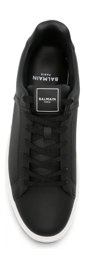 Balmain Logo-embossed Lace-up “Black” (HM1VI288 LVTR EAB) (4)