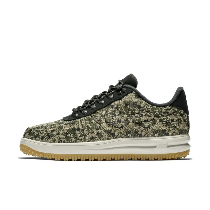 Nike Lunar Force 1 Duckboot Low Textile Canteen Black/Canteen-Desert Sand-Cargo Khaki (AV3818-002)