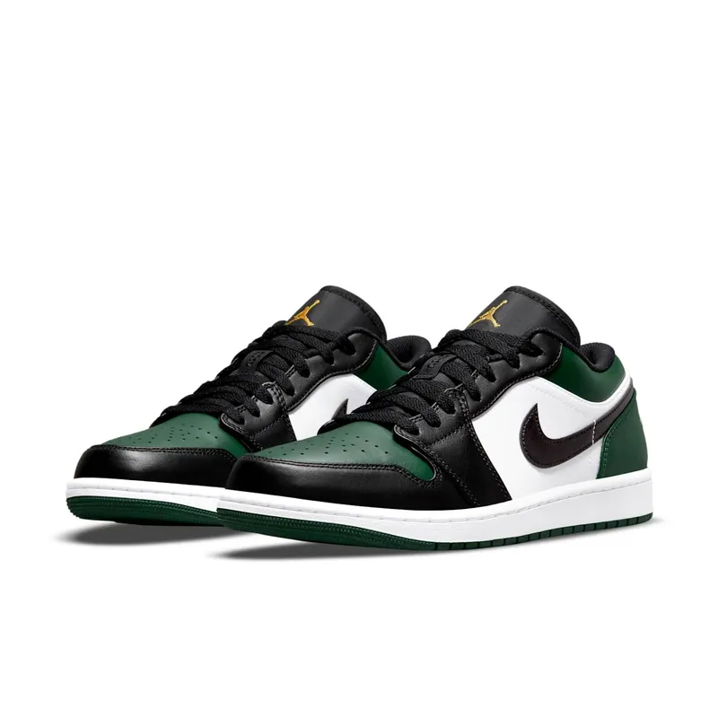 Air Jordan 1 Low Green Toe (GS) (553558-371)