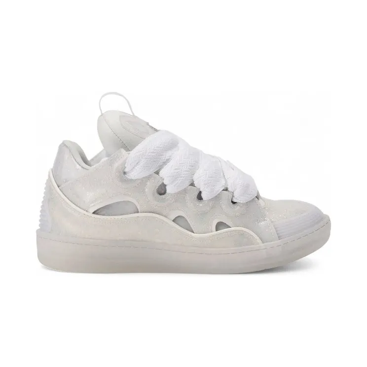 Lanvin Curb White Glitter (FU SKDK12 MEDU P2500)