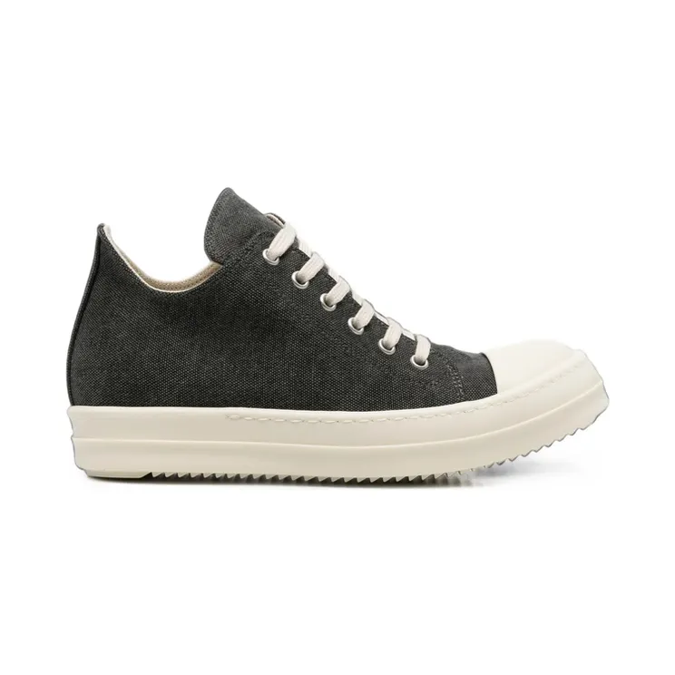 Rick Owens Drkshdw Canvas Low-top “Black” (DS02F6802 CVG 14811)