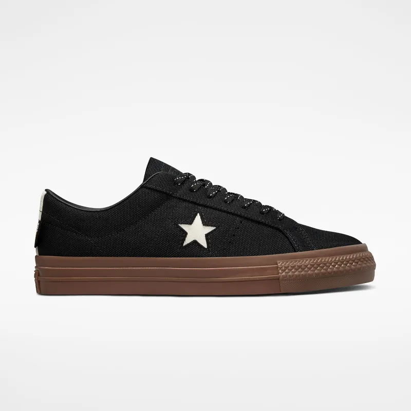 Converse One Star Pro Cordura Canvas Black/White/dark Gum (A03217C)