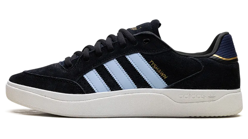 Adidas Tyshawn Low Core Black / Clear Sky / Collegiate Navy (JH8153)