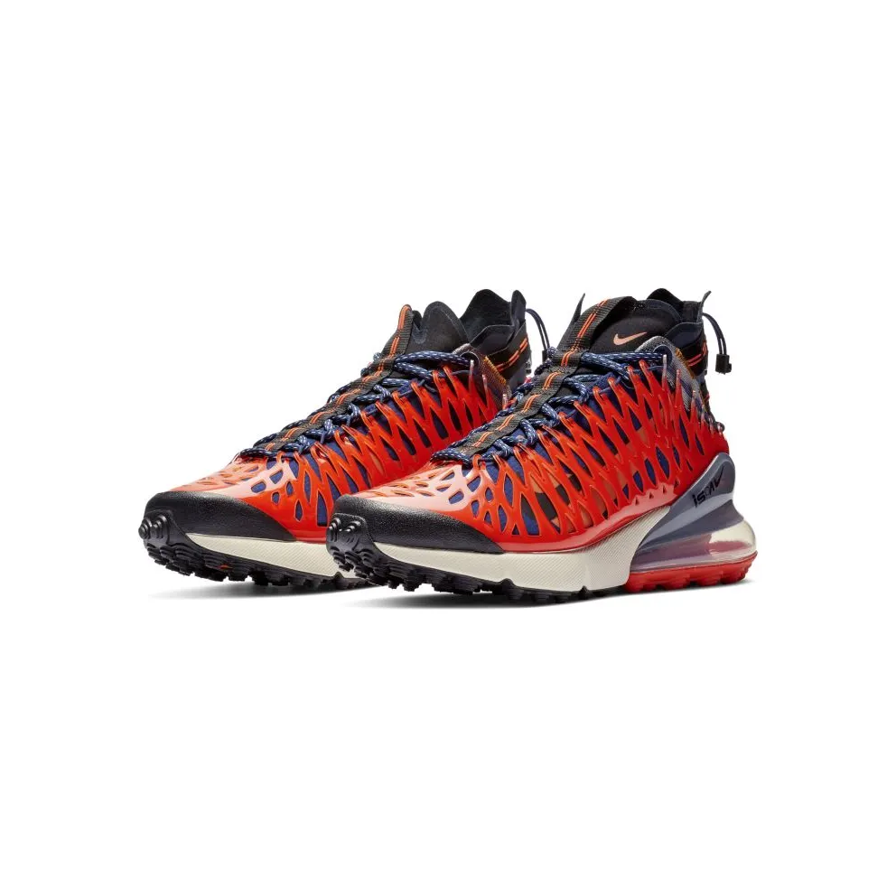 Nike Air Max 270 ISPA Blue Void Terra Orange Blue Void/Black-Terra Orange-Oatmeal (BQ1918-400)