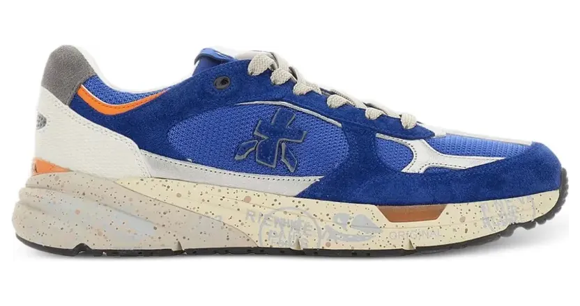Premiata mit Wildledereinsätzen “Blue” (MASE8219)