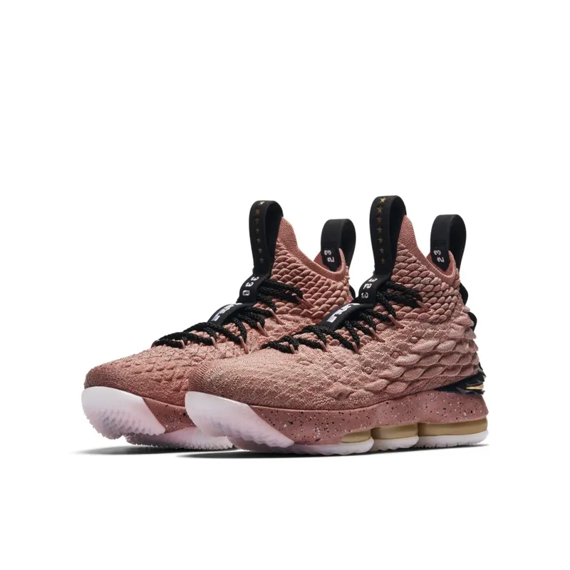 Nike LeBron 15 Rust Pink (GS) Rust Pink/Metallic Gold-Black (943762-600)