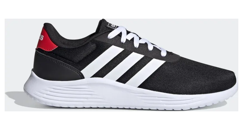 adidas Lite Racer 2.0 Schuh Core Black / Cloud White / Scarlet (FW1722)