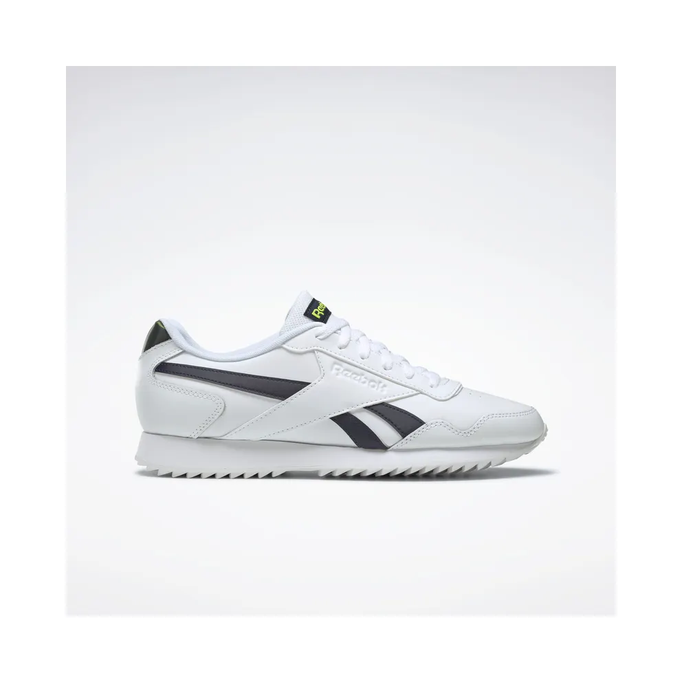 Reebok Royal Glide Ripple Cloud White / Vector Navy / Acid Yellow