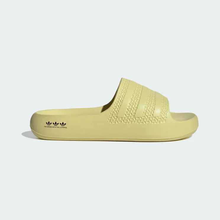 adidas Adilette Ayoon Slides “Powder Yellow / Powder Yellow / Core Black” (JH9686)