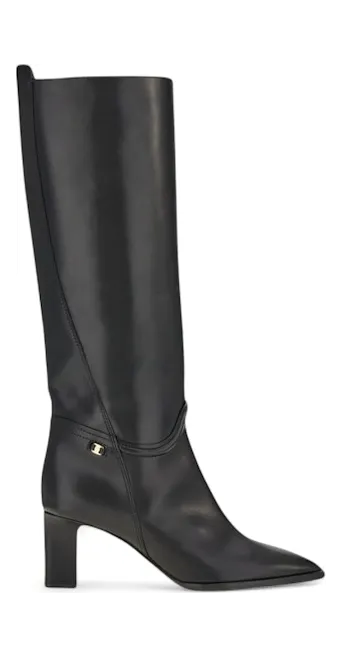 Ferragamo Torris Heeled Knee-Length Boots Black (01D691753779)