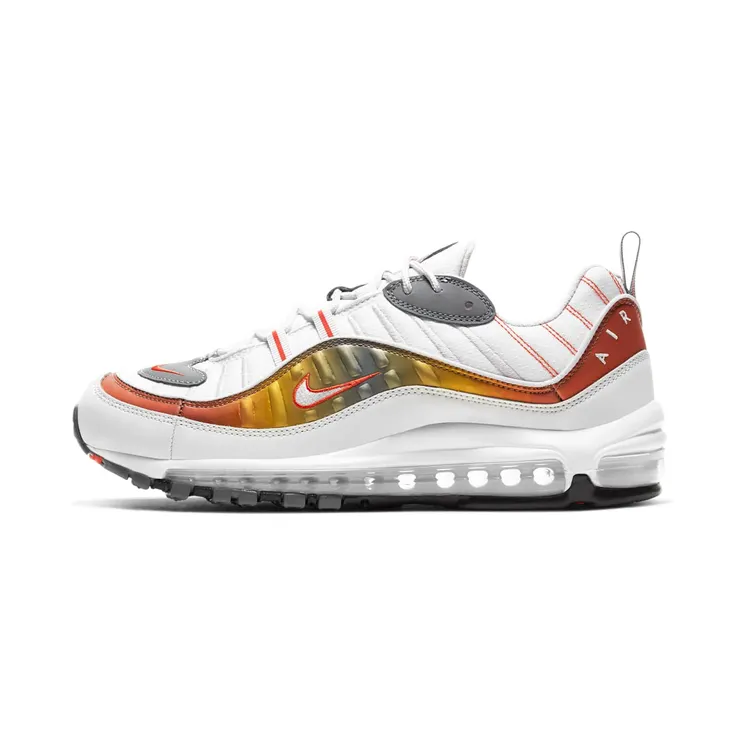 Nike Air Max 98 SE “Vast Grey / Team Orange / Smoke Grey / Summit White” (CD0132-002)