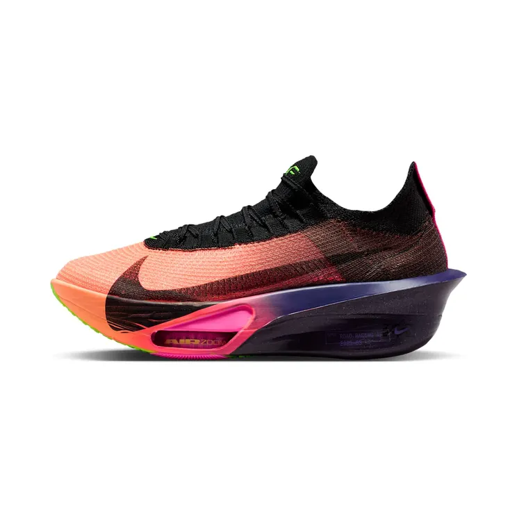 Nike ZoomX AlphaFly 3 “Orange Pulse / Purple Dynasty / Electric Green / Black” (IO9573-800)