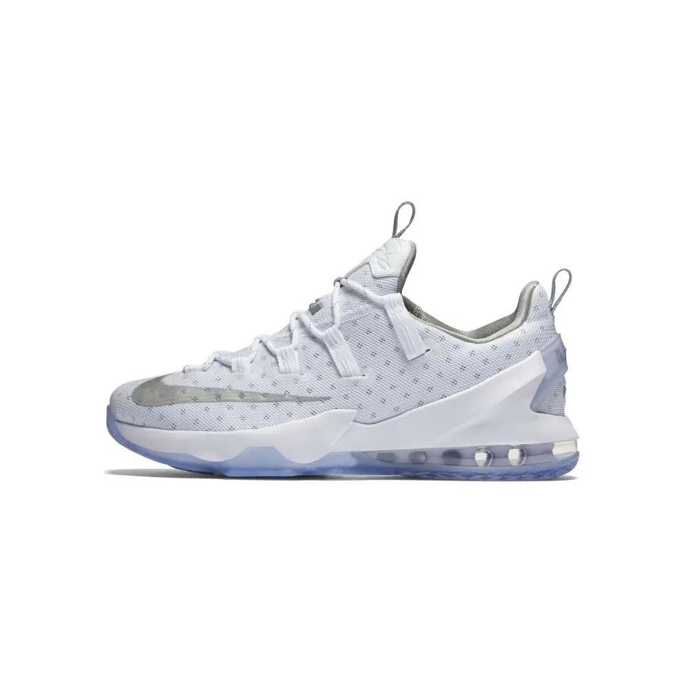 Nike LeBron 13 Low Metallic Silver White/Metallic Silver-Light Iron Ore (831925-100)