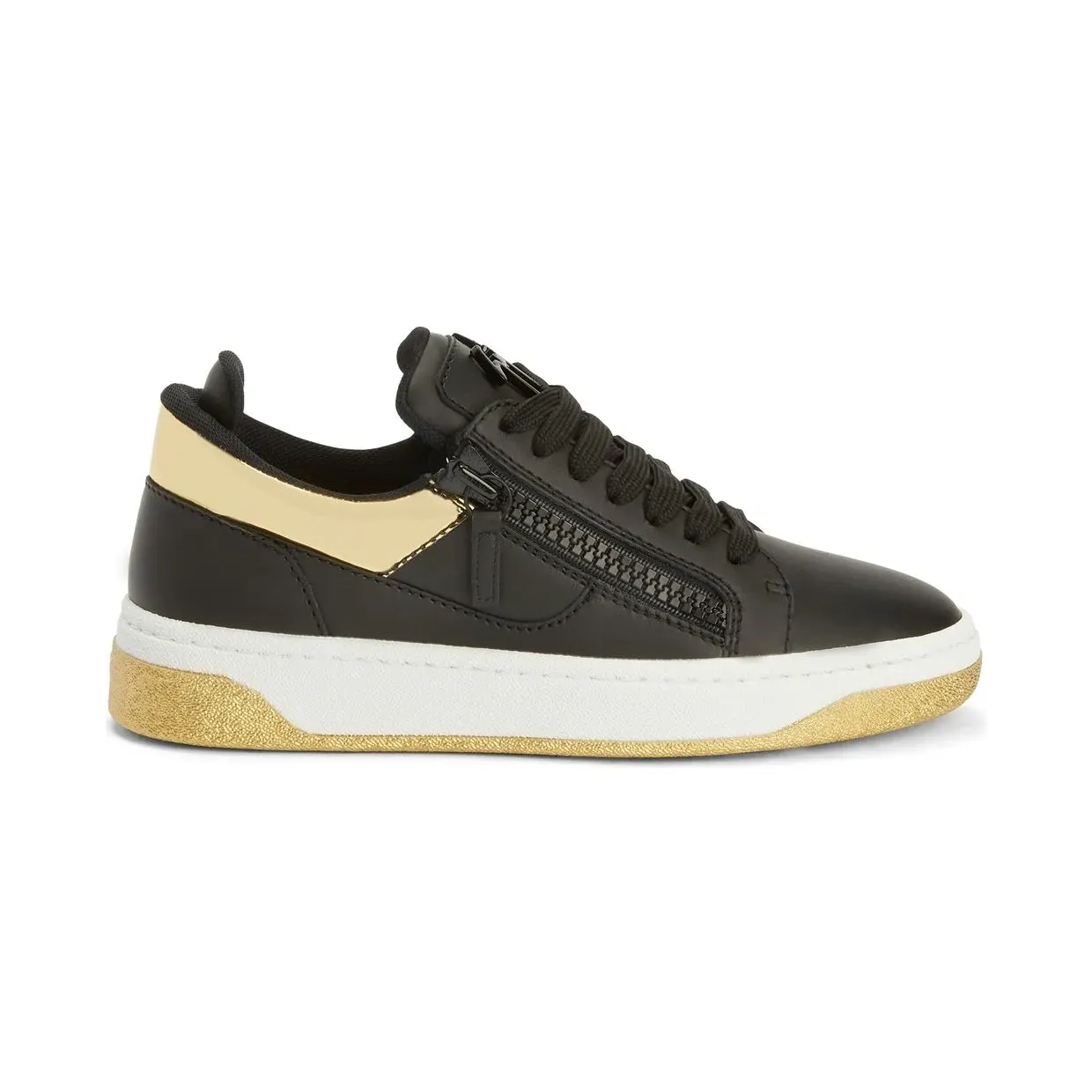 Giuseppe Zanotti GZ94 mit doppeltem Reißverschluss “Black” (RM30049001)