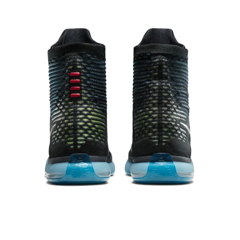 Nike Kobe 10 Elite Commander Black/Metallic Silver-Blue Lagoon-Volt (718763-004)
