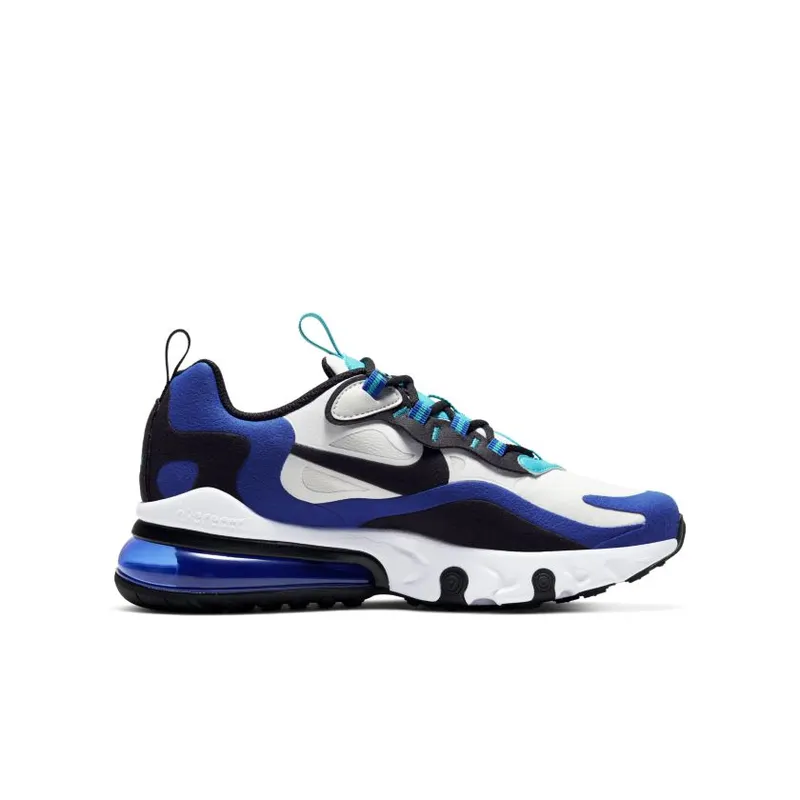 Nike Air Max 270 React Hyper Blue (GS) White/Hyper Blue/Oracle Aqua (BQ0103-105)