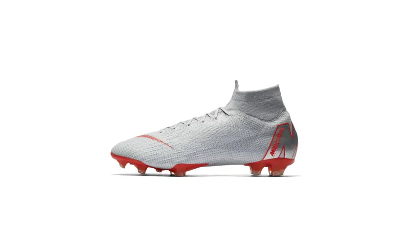 Nike Mercurial Superfly 6 Elite FG Wolf Grey Light Crimson Wolf Grey/Pure Platinum-Metallic Silver-Light Crimson (AH7365-060)