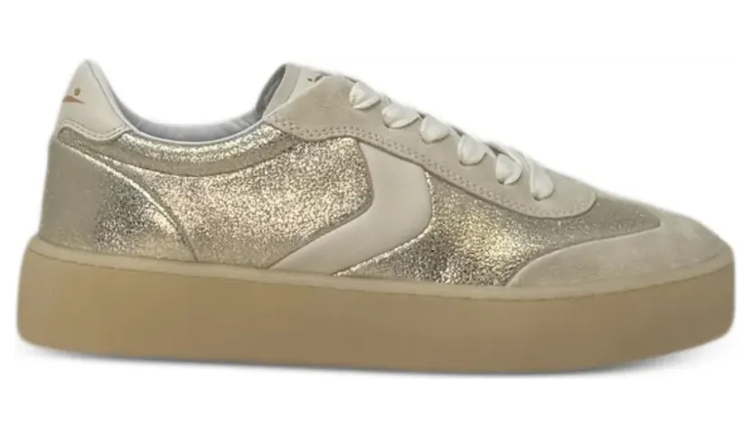 Voile Blanche Klassische Sneakers – Gold (201986304)