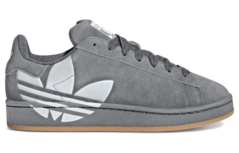 adidas Campus 00s Grey White Gum Oversized Logo (JQ6340)
