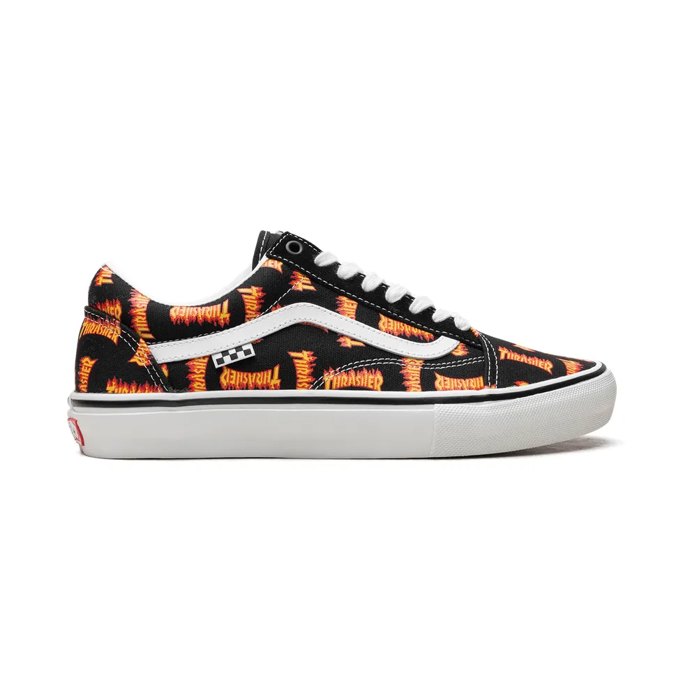 Vans Old Skool “Thrasher All Over Flame Logo” (VN0005W0BML)