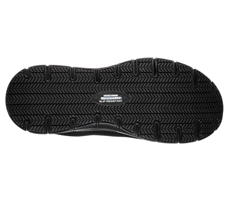 Skechers Work Slip-Resistant Relaxed Fit: Flex Advantage – Bendon Sneaker Black