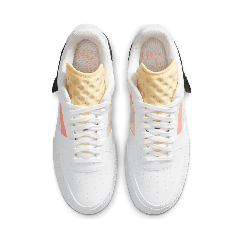 Nike Air Force 1 Type White Melon Tint White/Black-Melon Tint-Habanero Red (CZ7107-100)