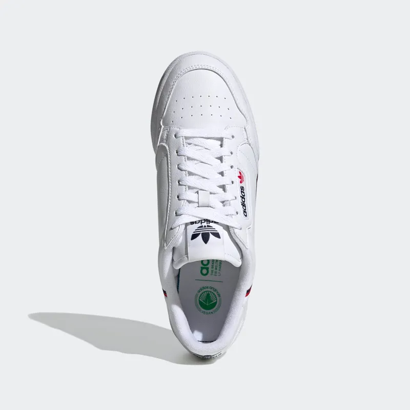 adidas Continental 80 Vegan Cloud White/Collegiate Navy/Scarlet (FW2336)