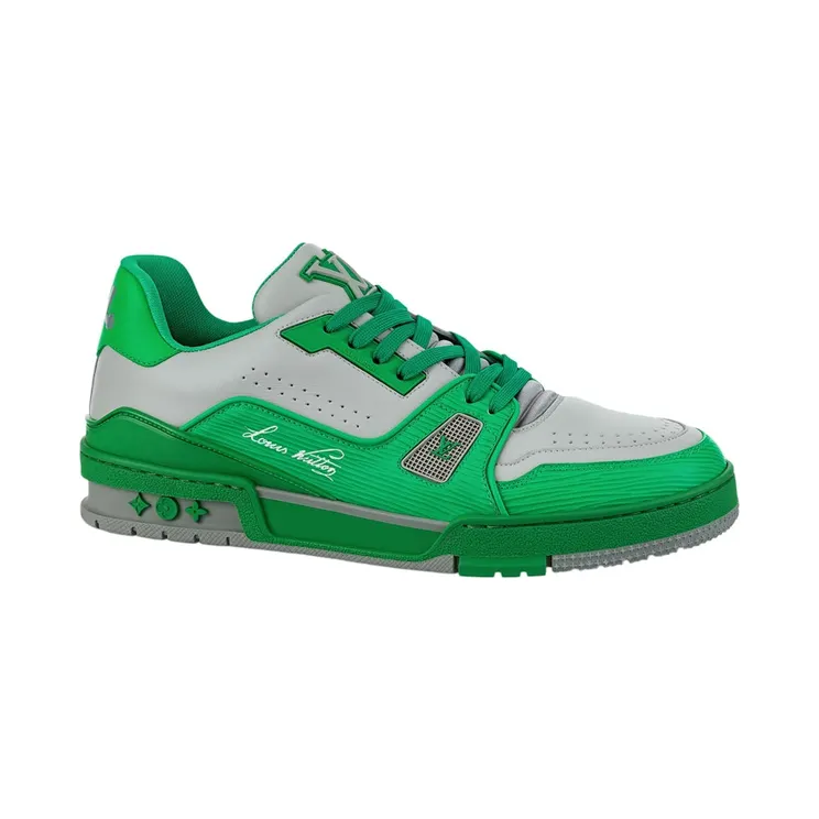 Louis Vuitton LV Trainer #54 Green Grey (1AA6VB)