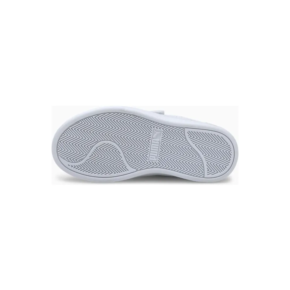 PUMA Shuffle Kids’ White/Gray Violet/Gold (375689-01)