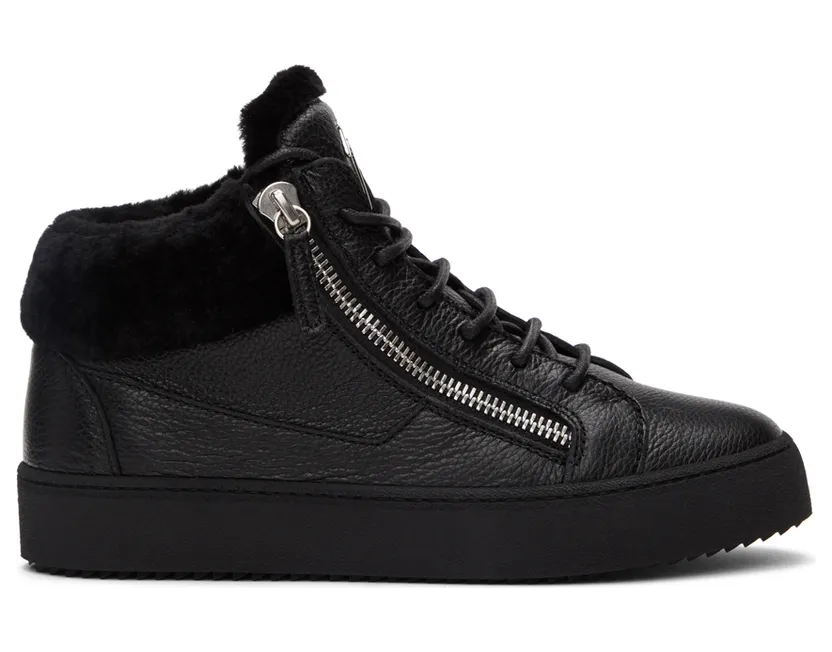 Giuseppe Zanotti Black Arena May London Sneakers (RU00019-86033)