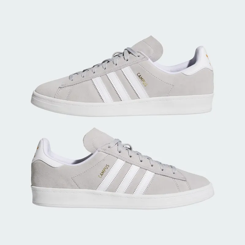 Adidas Campus ADV Grey Two / Cloud White / Gold Metallic (JP8541)