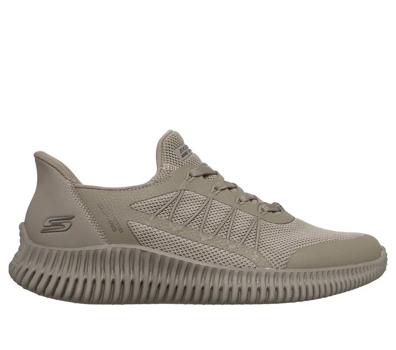 Skechers Slip-ins: BOBS Geo Lite – Fixed Edge Sneaker Taupe