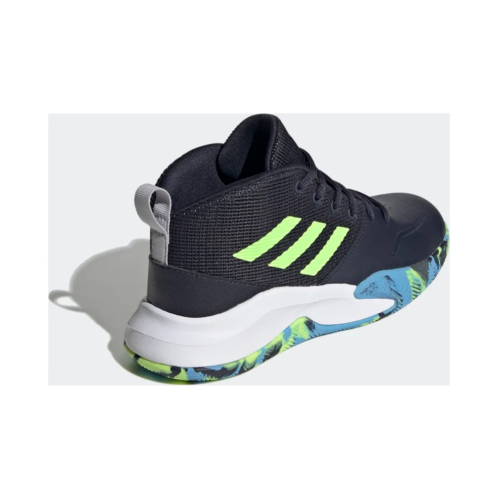 adidas Own the Game Wide Legend Ink / Signal Green / Signal Cyan (FW4566)