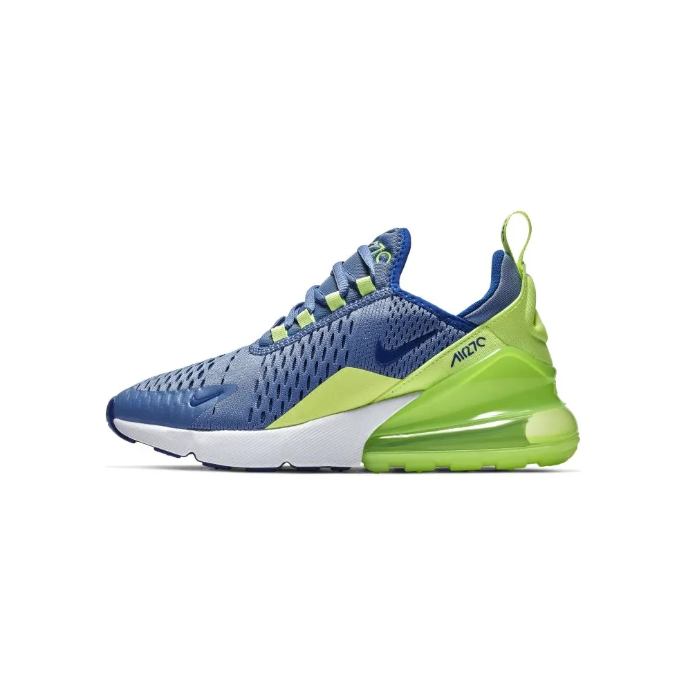 Nike Air Max 270 Indigo Storm Lime Blast (GS) Indigo Storm/Lime Blast-Volt Glow-Indigo Force (943345-406)