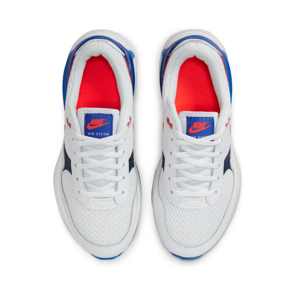 Nike Air Max Systm “White / Midnight Navy / Game Royal / Bright Crimson” (DQ0284-101)