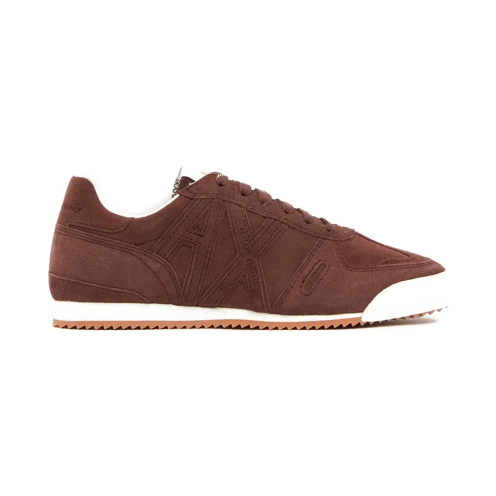 Armani Exchange Loafer mit Logo-Applikation – Brown (XW002794AF19687)