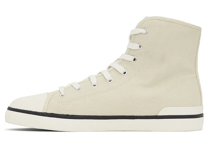Isabel Marant Beige Benkeenh High-Top Sneakers (00MBK0088-00M004N) (3)