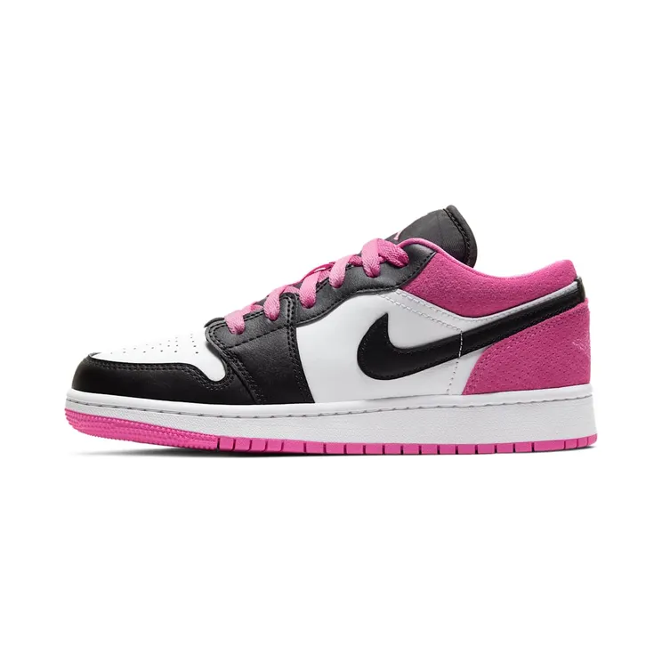 Air Jordan 1 Low SE GS ‘Black Active Fuchsia’ Black/Black/Active Fuchsia (CT1564-005)