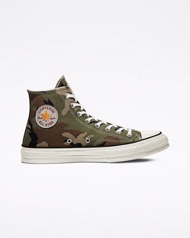 Converse Converse x Carhartt WIP Chuck 70 High Top Covert Green/dark Earth/egret “Camo” (169221C)