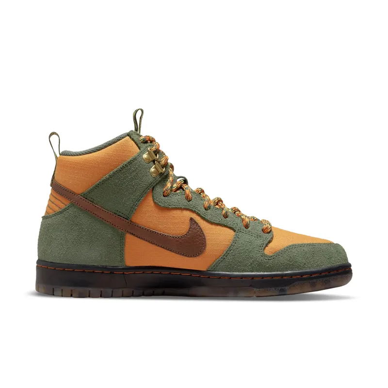 Nike x Pass-Port SB Dunk High Workboot – “Carbon Green / Cider-wheat Gold” (DO6119-300)
