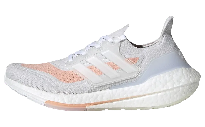 Adidas ULTRABOOST 21 “CRYSTAL WHITE/CLOUD WHITE/GLOW PINK” (FY0396)