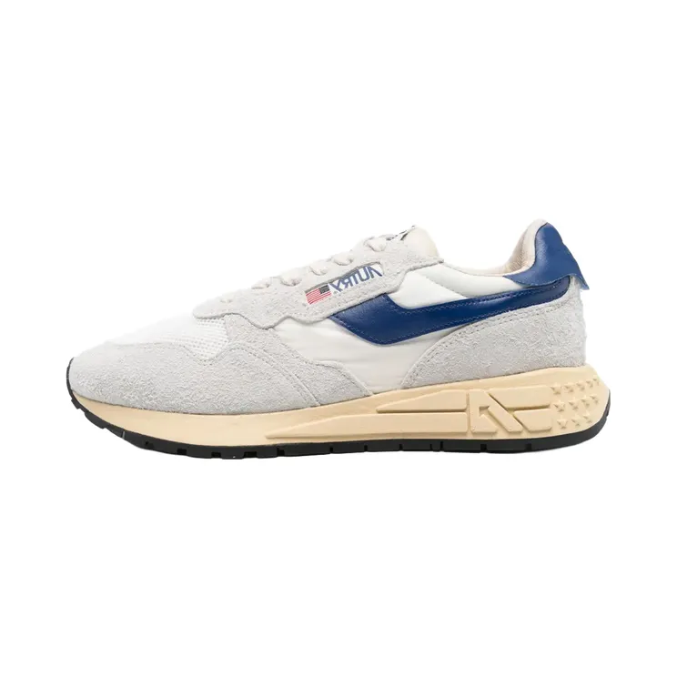 Autry Running Reelwind Low “White/Royal Blue” (WWLM-UT01)