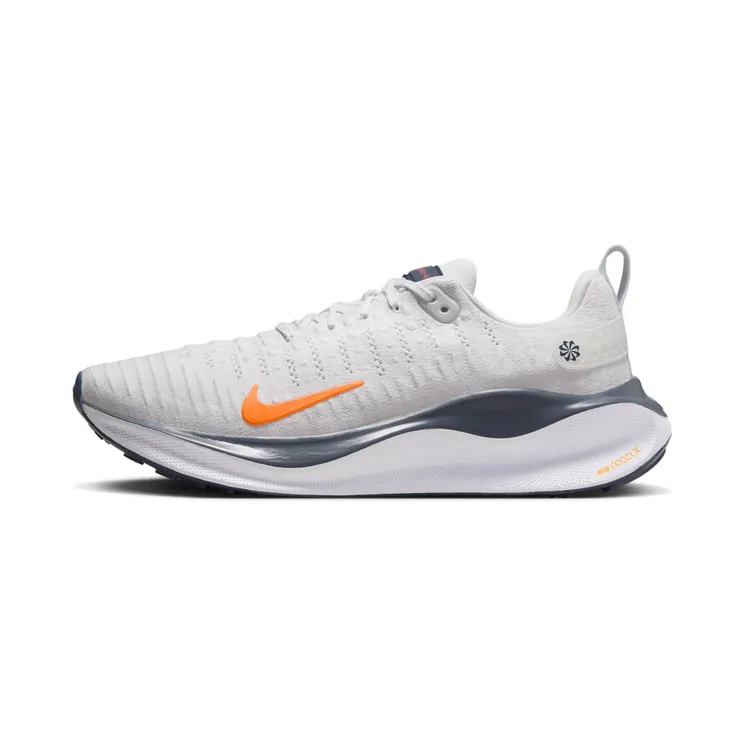 Nike ReactX Infinity Run 4 “Platinum Tint / Thunder Blue / Summit White / Total Orange” (DR2665-010)