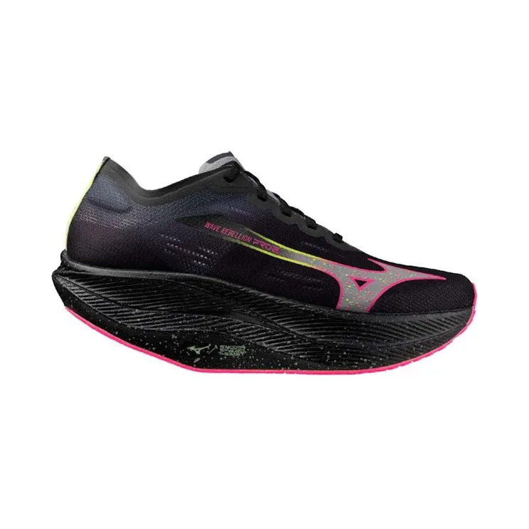 Mizuno Wave Rebellion Pro 2 Black Silver Pink Tetra (U1GD241752)