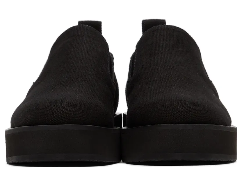 Jil Sander Black Slip-On Platform Sneakers (JS37050B_14042) (2)
