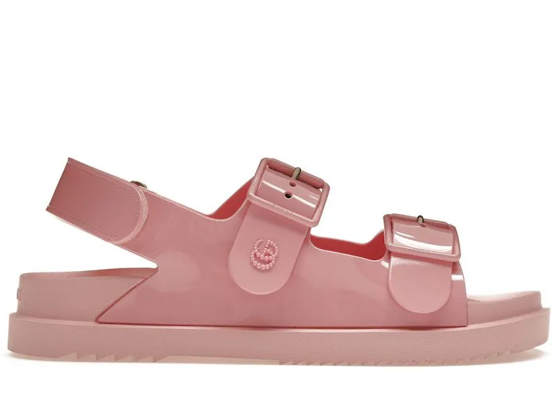 Gucci Mini Double G Sandal Pastel Pink Rubber (660243 J8700 5815)