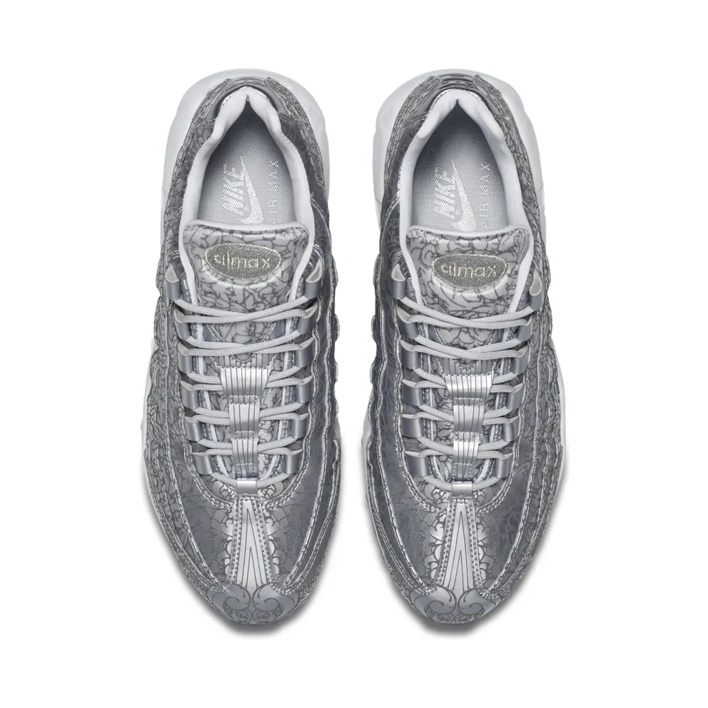 Nike Air Max 95 20th Anniversary Pure Platinum Pure Platinum/Metallic Silver-White (818721-001)