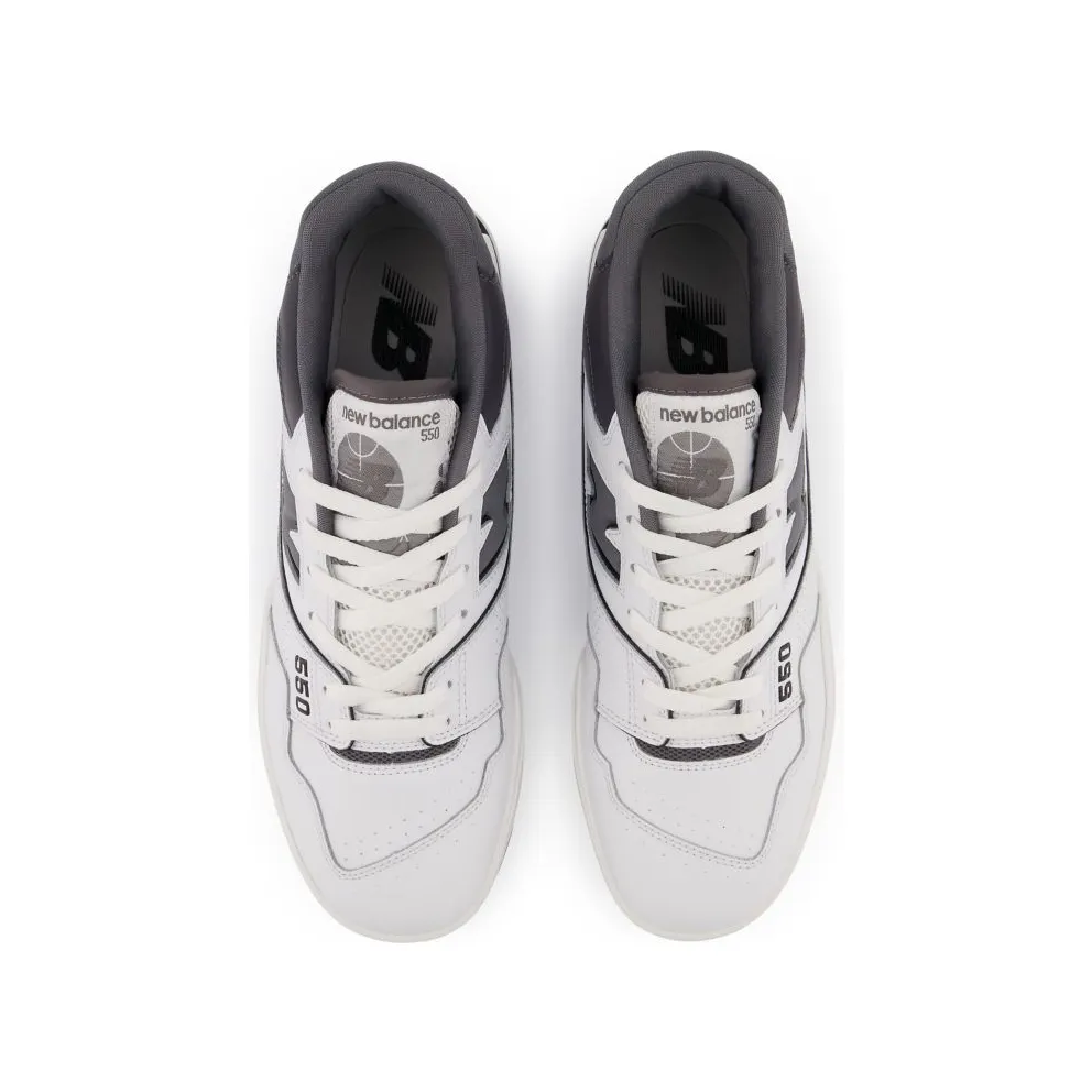 New Balance 550 White Grey Dark Grey (BB550WTG)