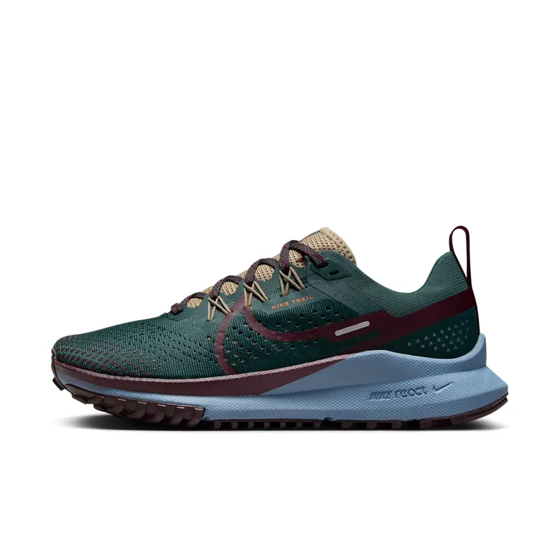 Nike React Pegasus Trail 4 Deep Jungle Khaki Ashen Slate Night Maroon (DJ6159-301)